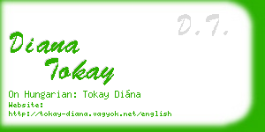diana tokay business card